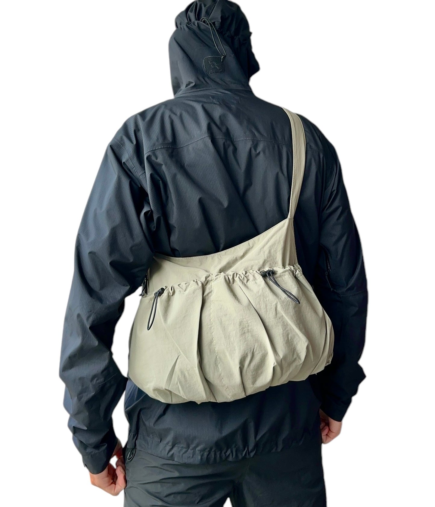 *Treated canvas crossbody bag, 3 colour ways.