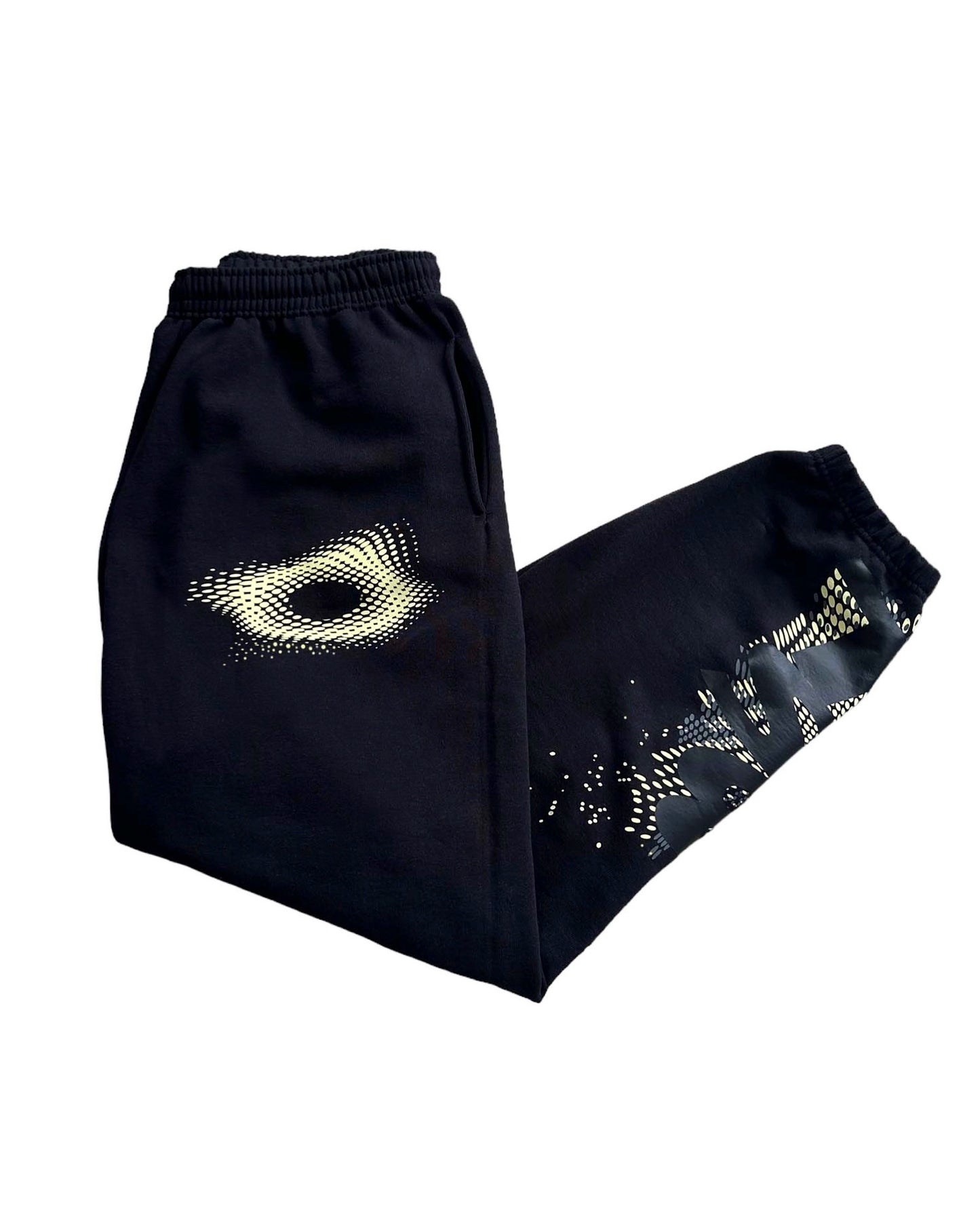 Halftone graphic joggers