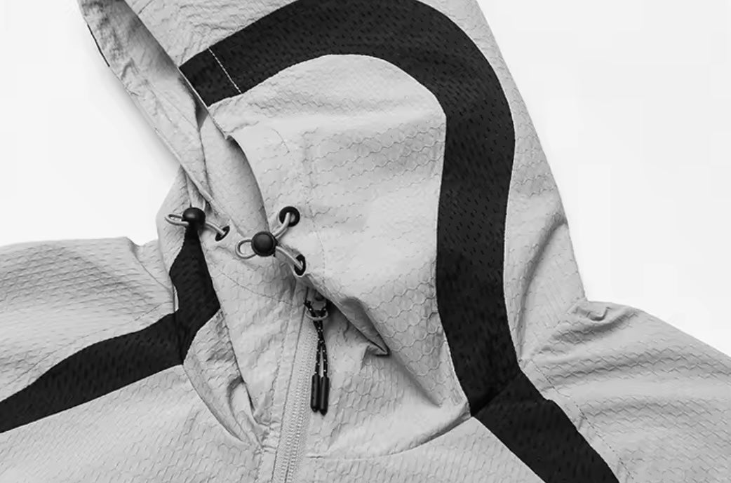 0.1ss25 Waterproof Jkt Dove grey/Blk
