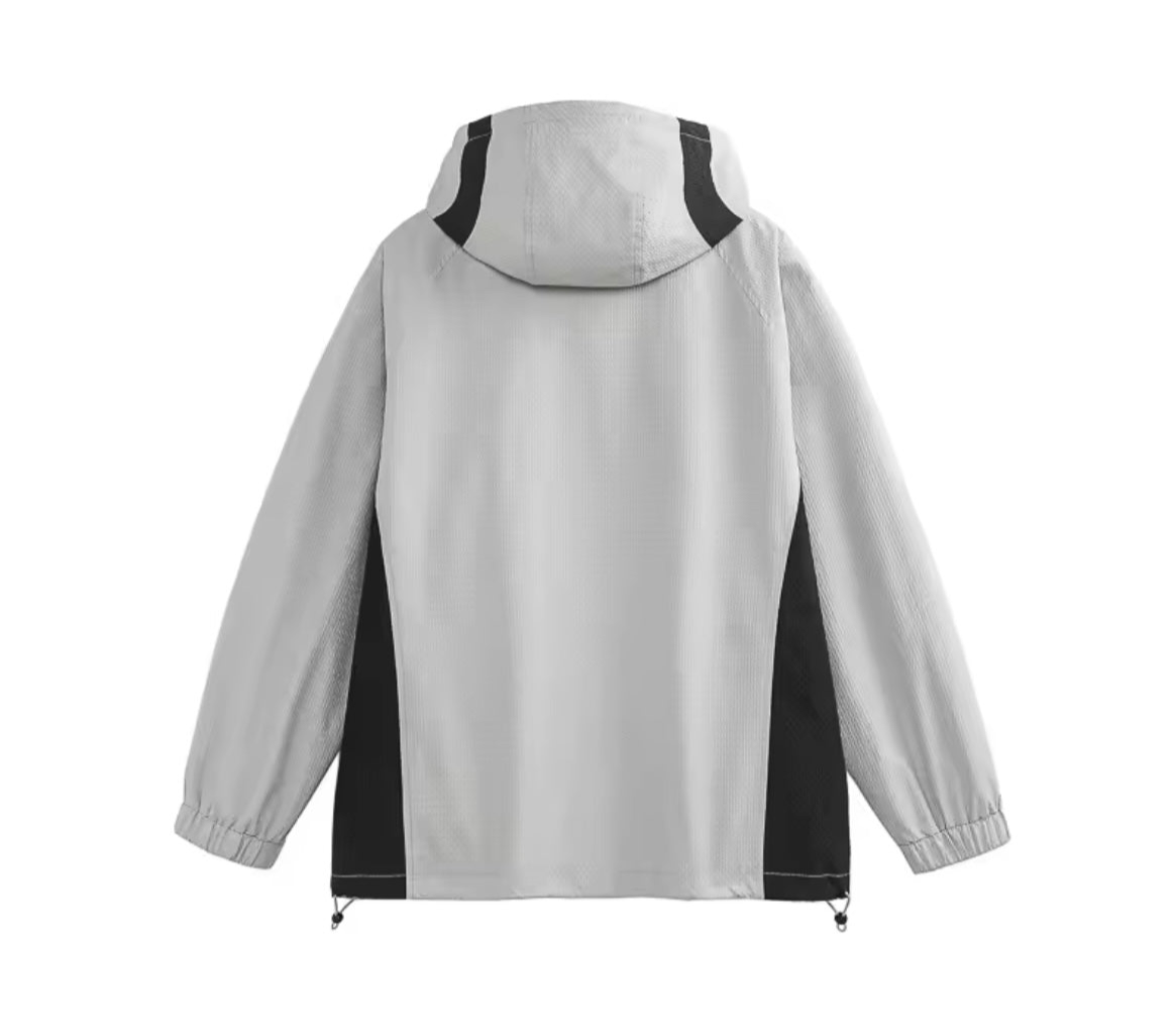 0.1ss25 Waterproof Jkt Dove grey/Blk