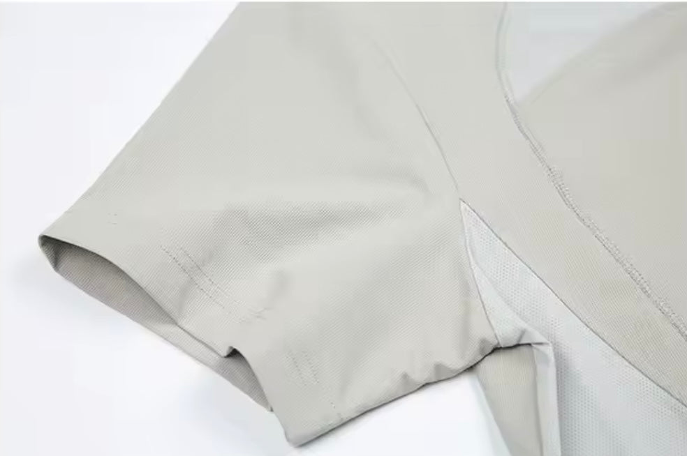 Aro mist multi panel T shirt