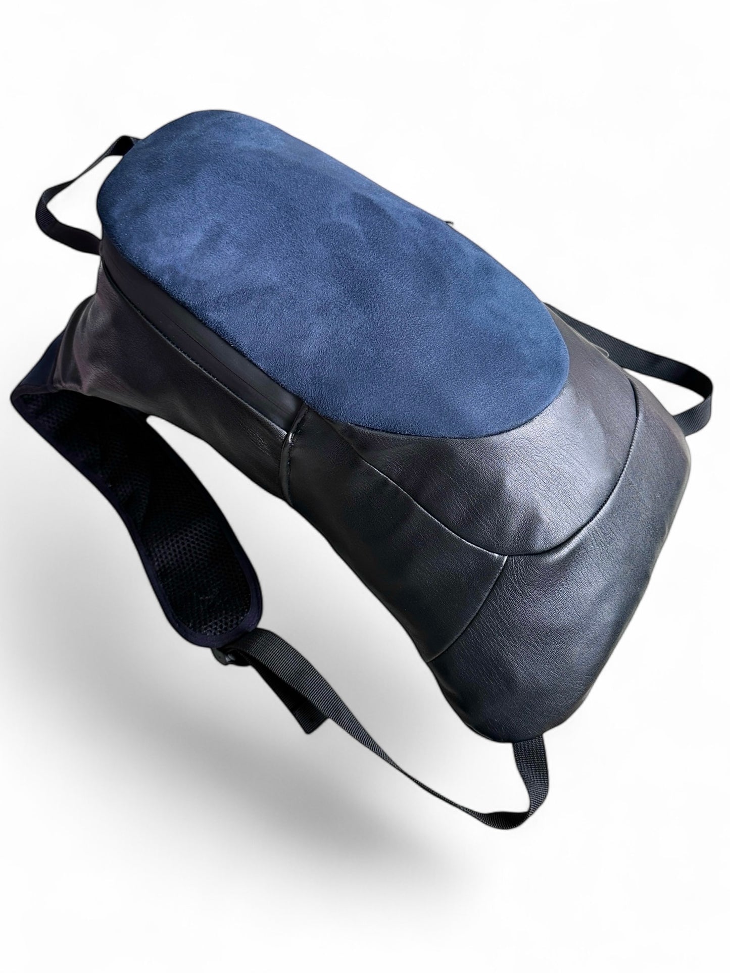 *Apropos handcrafted Suede/leather backpack