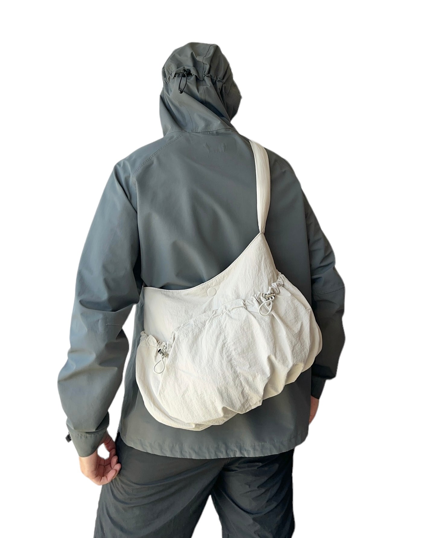 *Treated canvas crossbody bag, 3 colour ways.