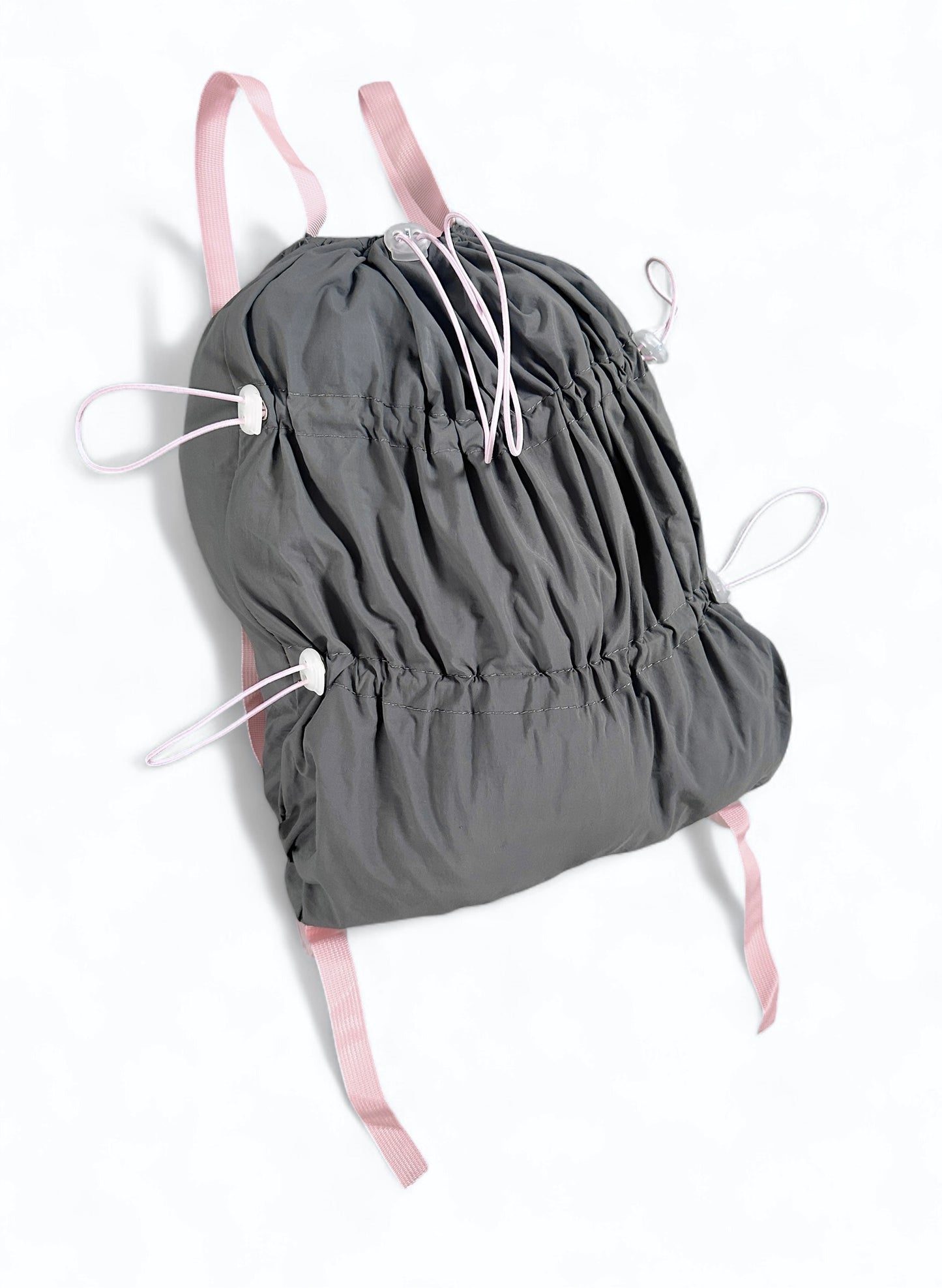 *Formula fully adjustable toggle/drawstring bag.