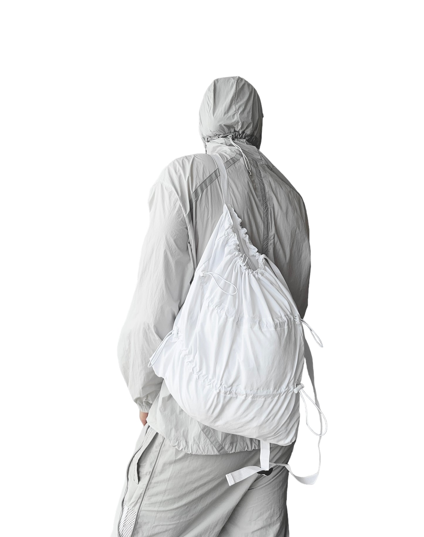 *Formula fully adjustable toggle/drawstring bag.