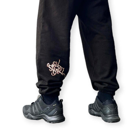 Script logo joggers