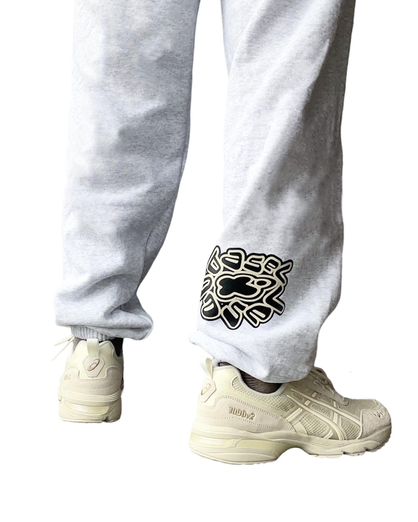 Graphic joggers