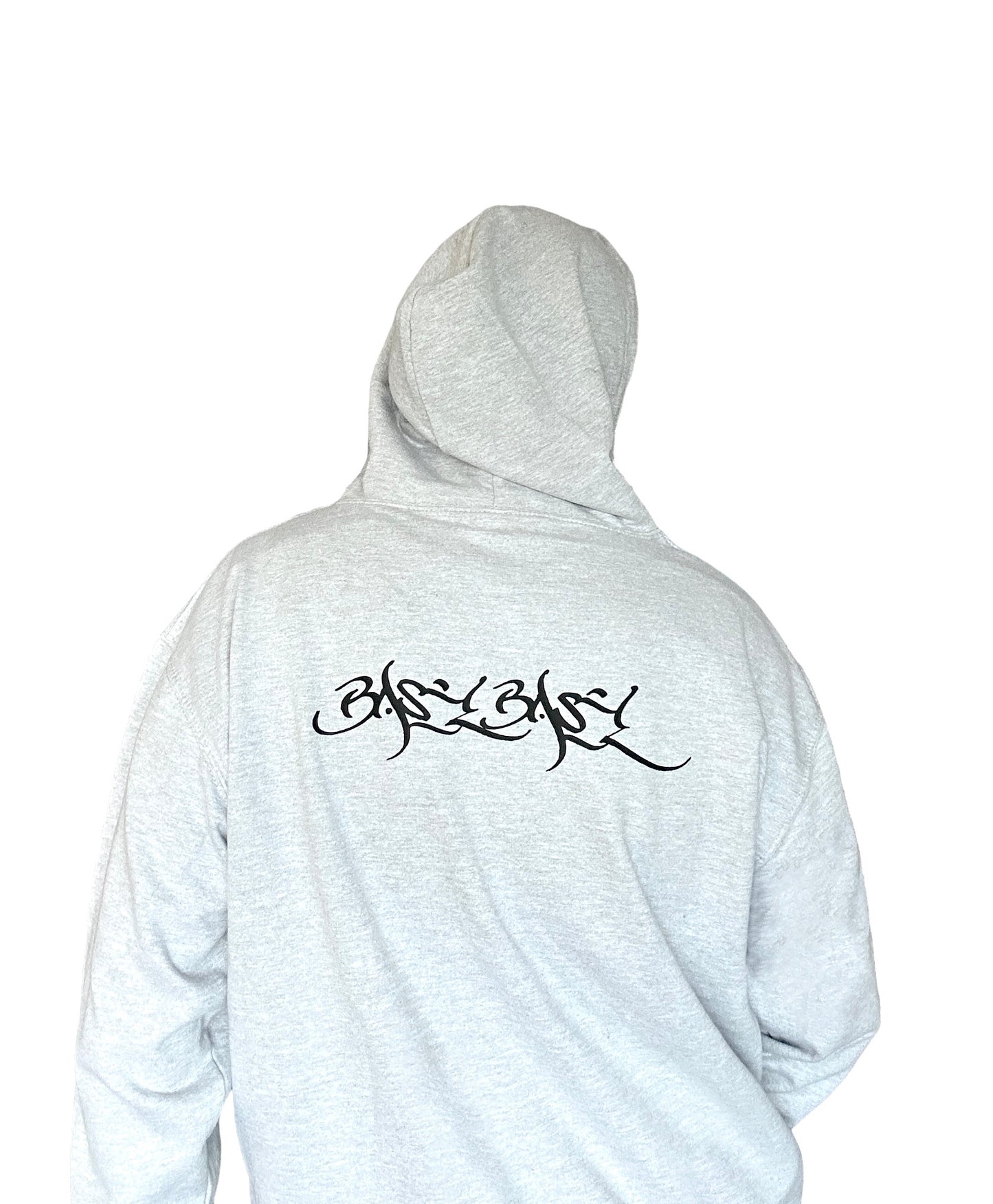 .Signature script hoodie, 2 variants.