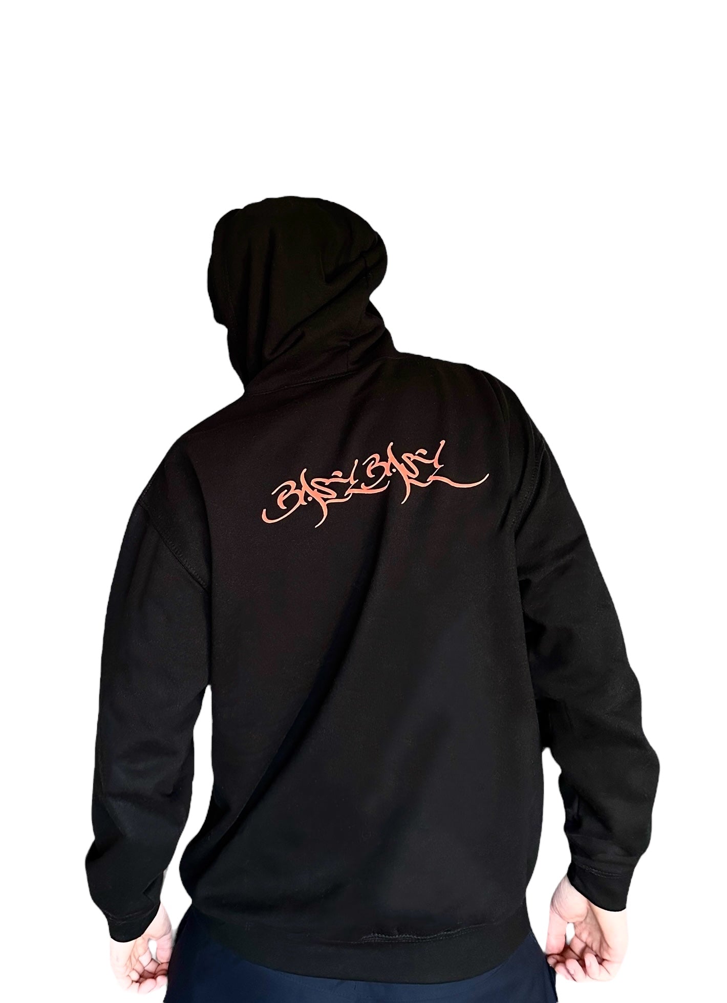 .Signature script hoodie, 2 variants.