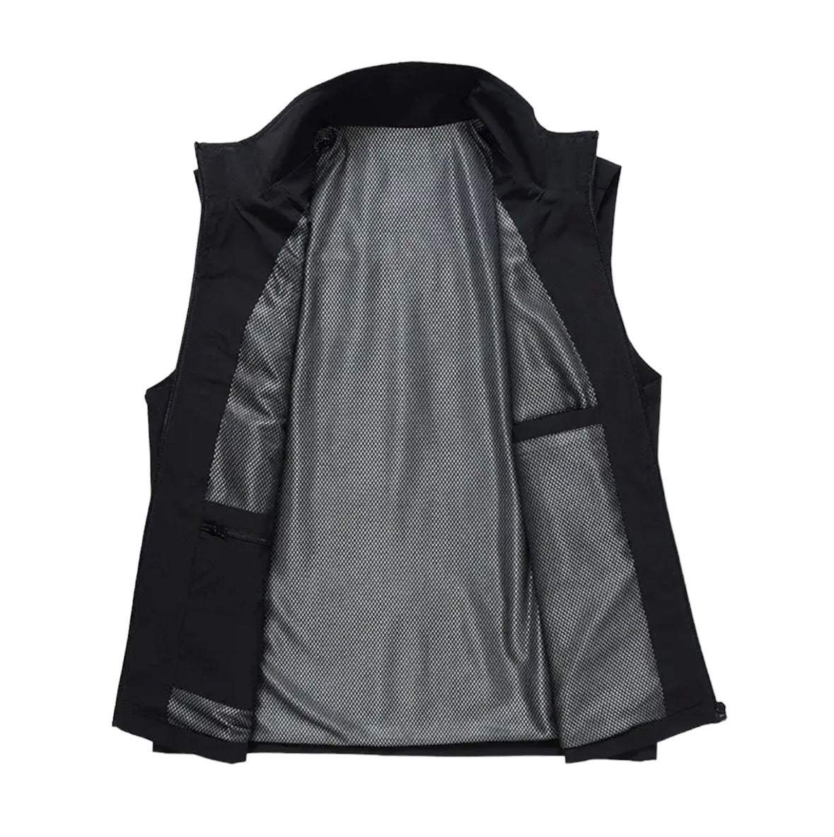 Utility waterproof vest black