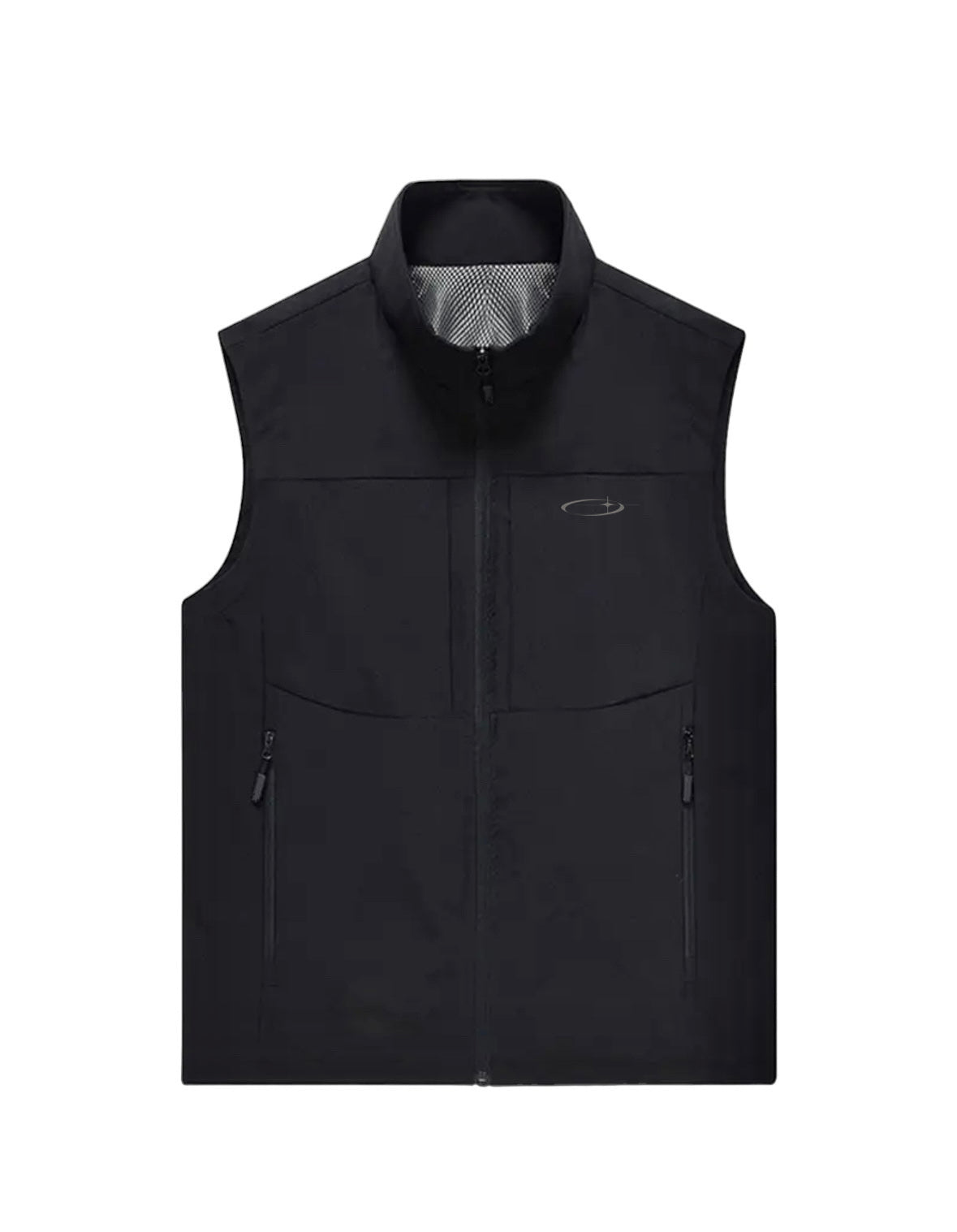 Utility waterproof vest black