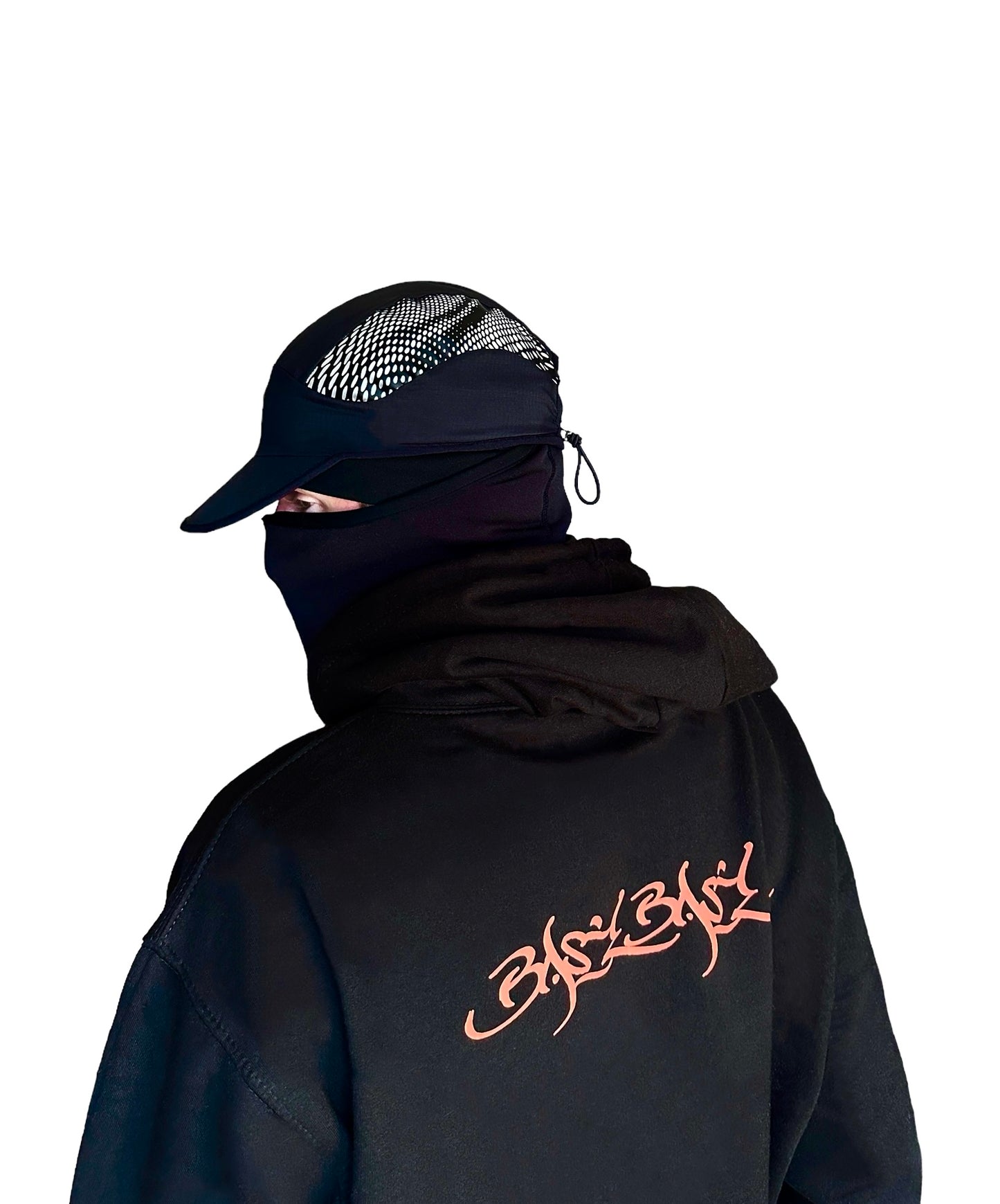 .Signature script hoodie, 2 variants.