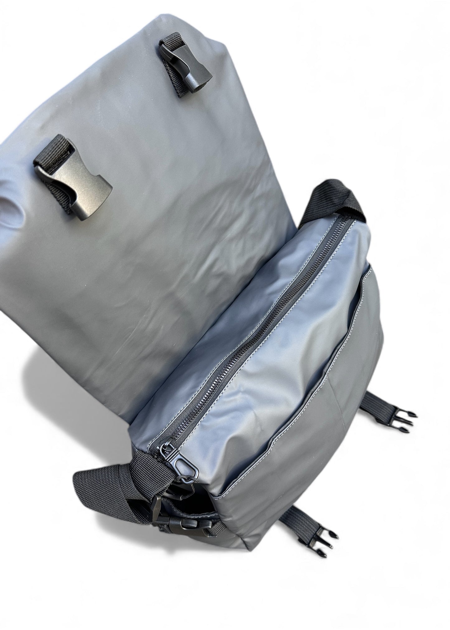 *Graphite messenger crossbody