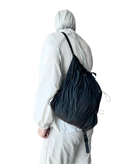 *Formula fully adjustable toggle/drawstring bag.