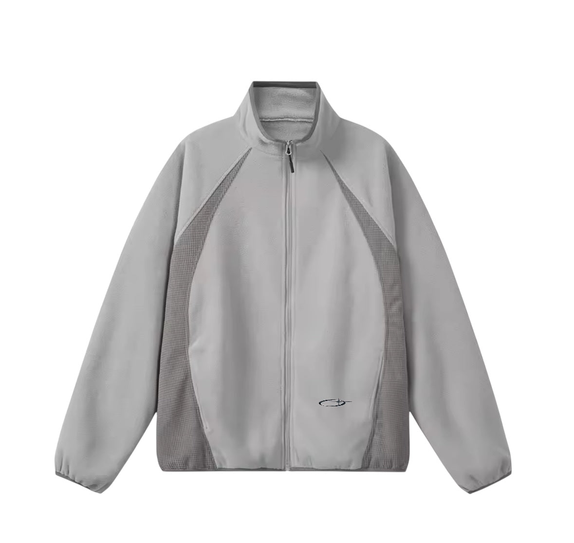 *Awe thermal waffle fleece full zip