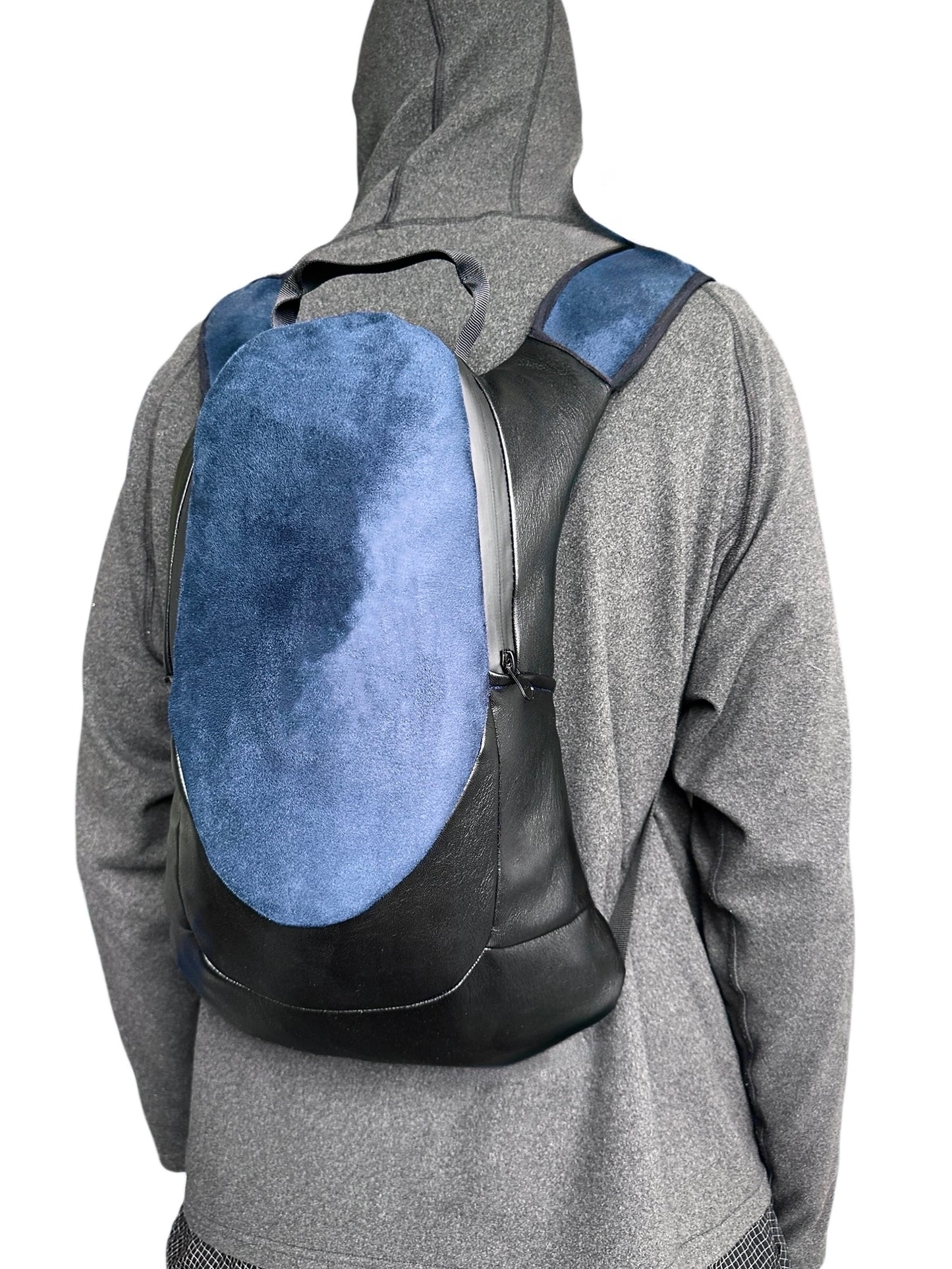 *Apropos handcrafted Suede/leather backpack