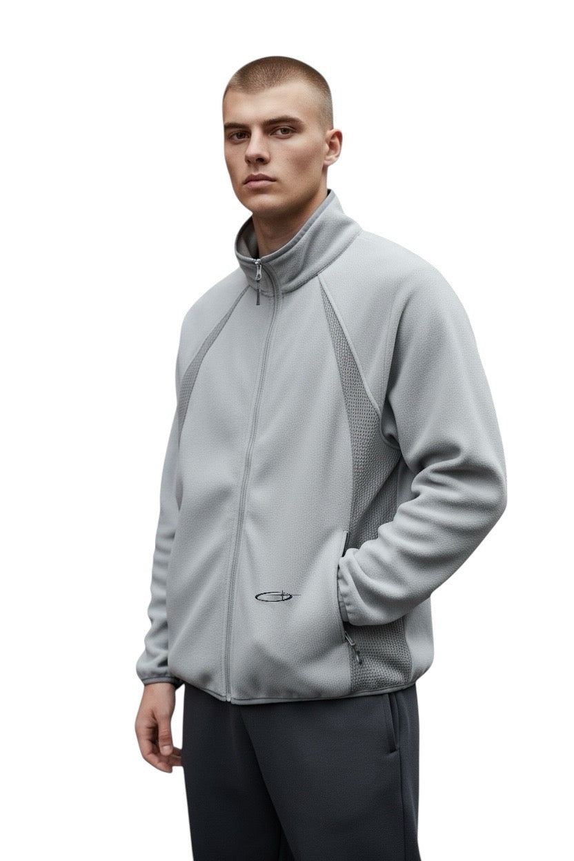 *Awe thermal waffle fleece full zip